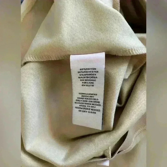 NWOT Nanette Lepore Pants Pull On Ankle Skinny Stretch Size M - Picture 5 of 6